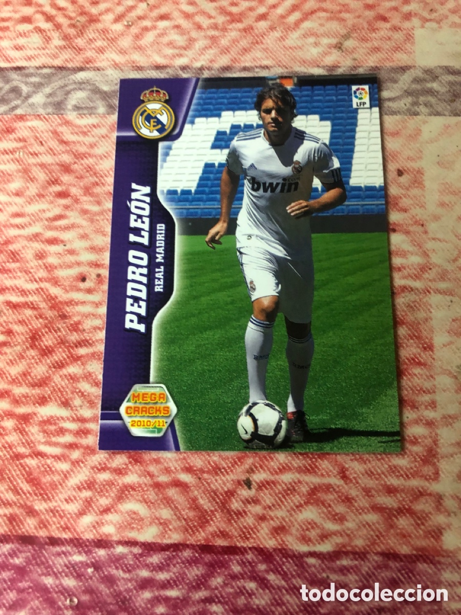 Cromos de f&uacute;tbol: Megacracks 2010 2011 nuevo fichaje 451 pedro leon real Madrid