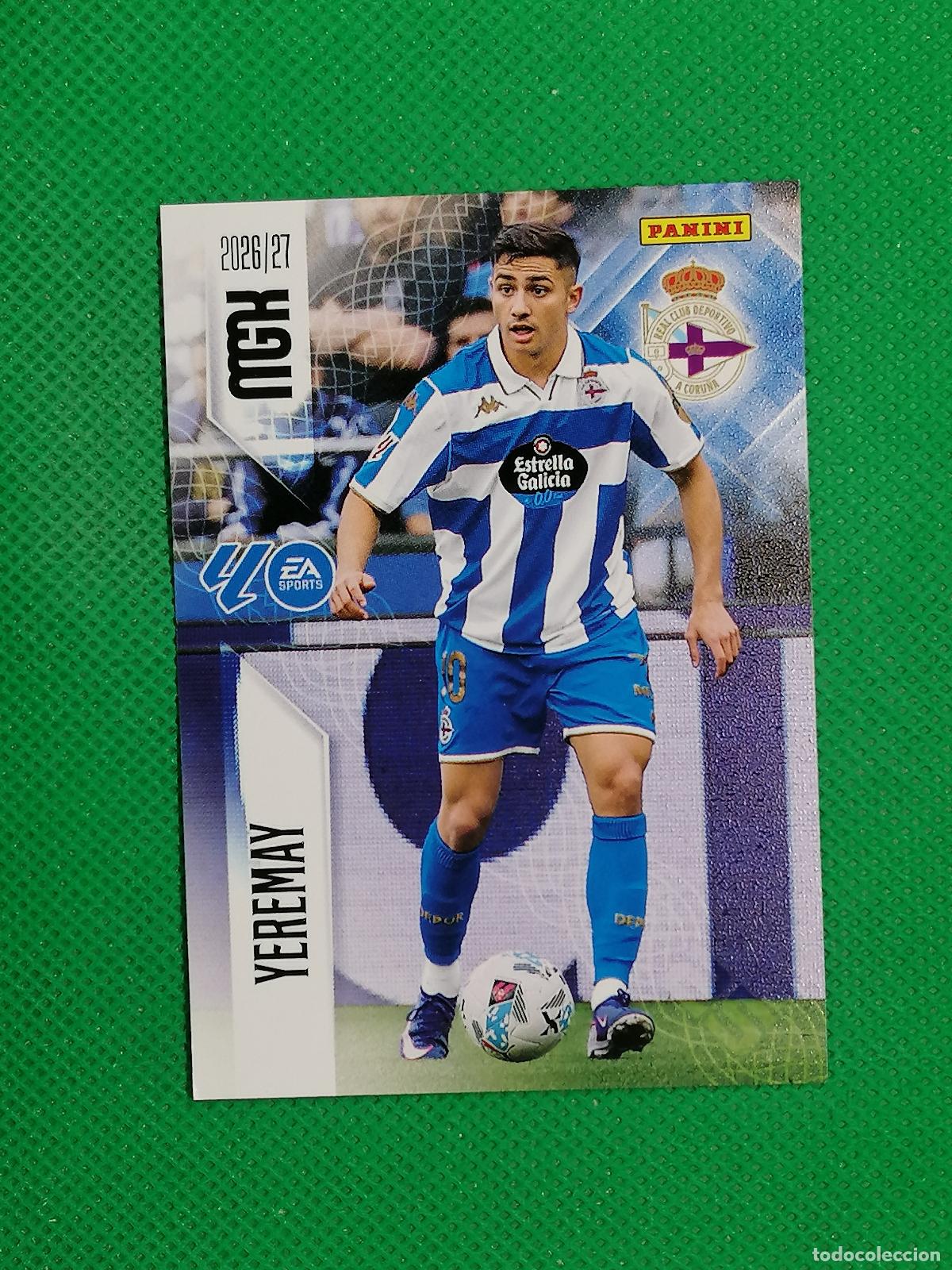 Cromos de f&uacute;tbol: 142 YEREMAY DEPORTIVO DE LA CORU&Ntilde;A ⚽ MEGACRACKS LIGA 2026 2027 26 27 ⚽