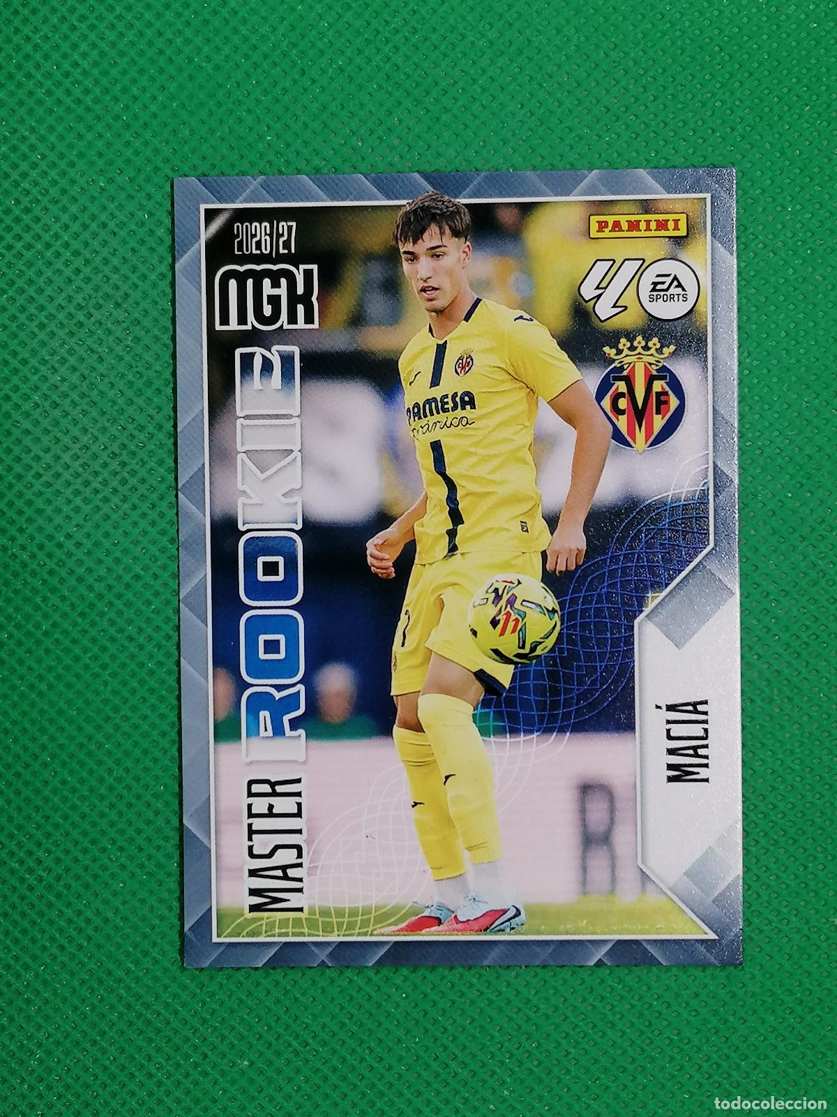 Cromos de f&uacute;tbol: 417 MACIA VILLARREAL MASTER ROOKIE ⚽ MEGACRACKS LIGA 2026 2027 26 27 ⚽