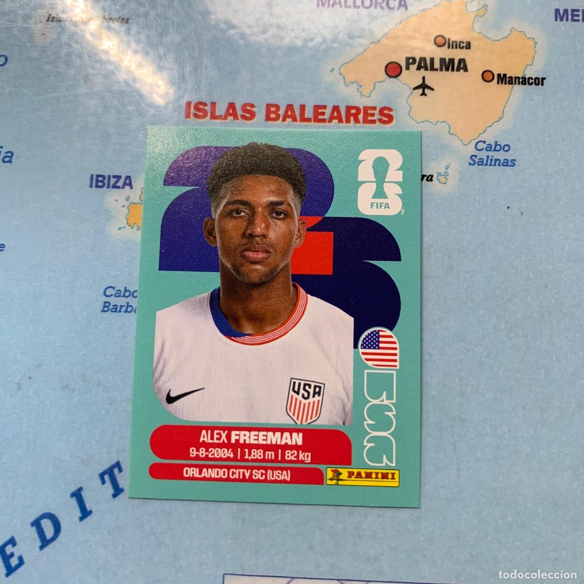 Cromos de f&uacute;tbol: Estados Unidos n&uacute;mero 6 cromo panini Mundial Fifa World Cup 2026