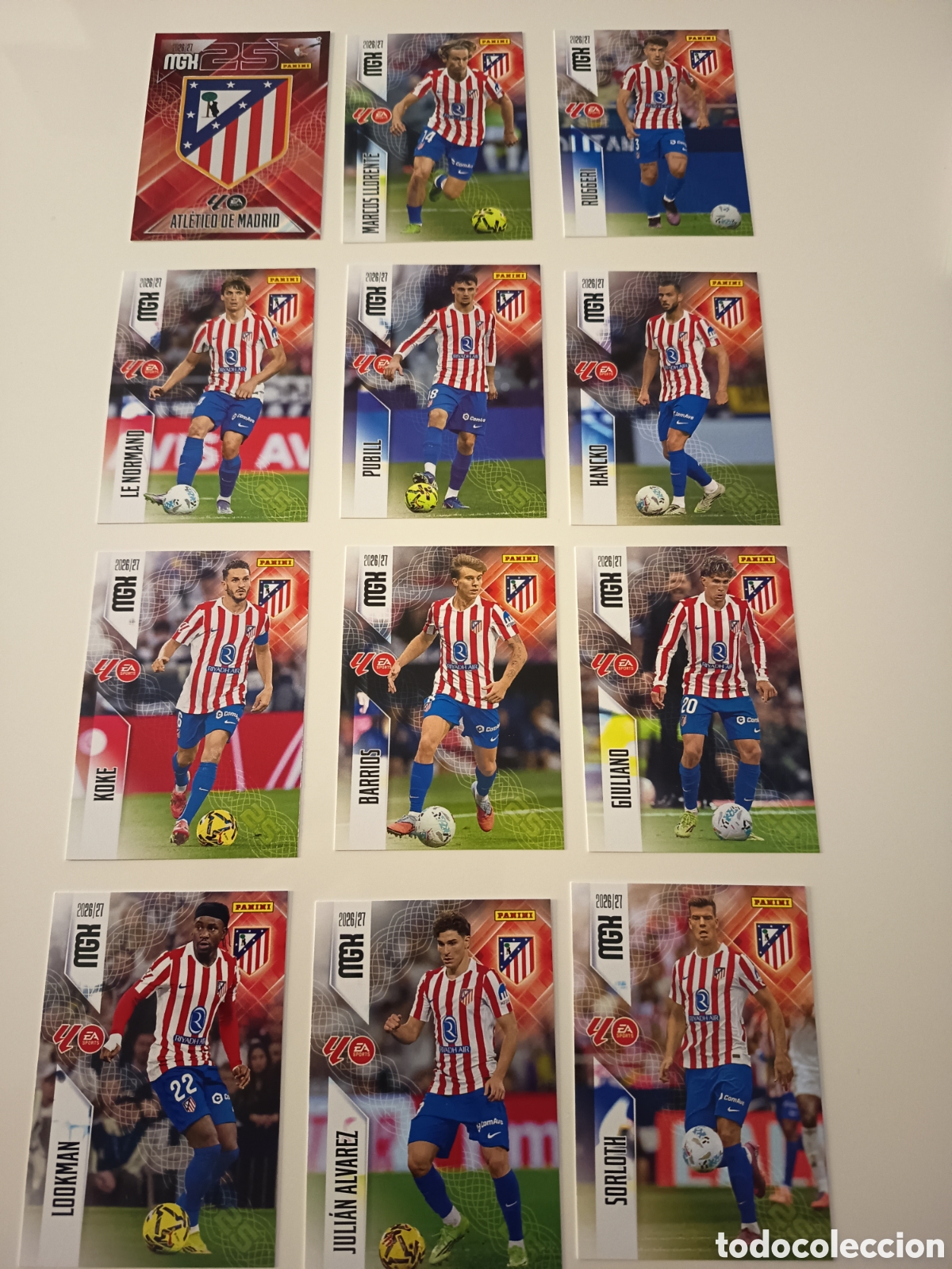 Football Stickers: Atl&eacute;tico de Madrid megacracks 2026-2027