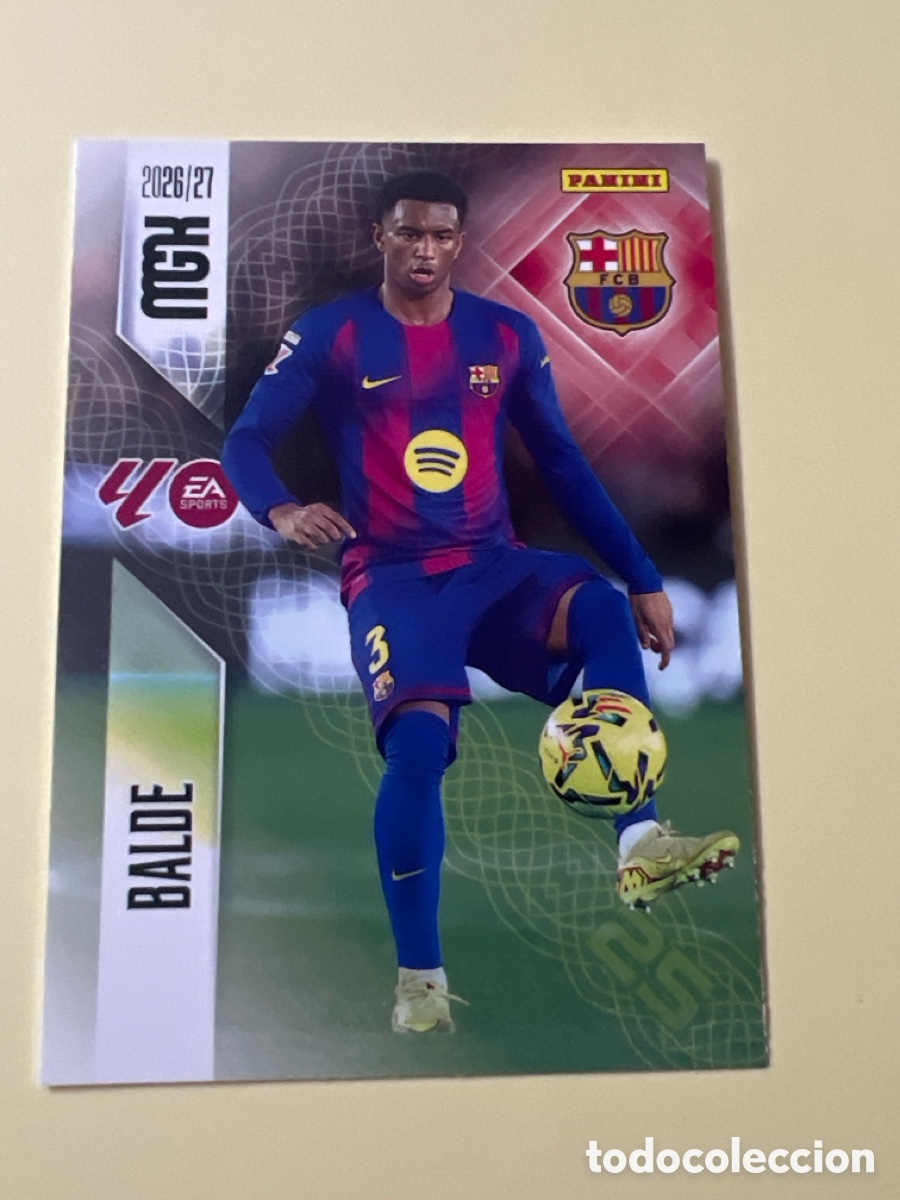 Cromos de f&uacute;tbol: C5543. 81 BALDE FC BARCELONA FICHAS ALBUM MEGACRACKS 2026 2027 MGK 26 27