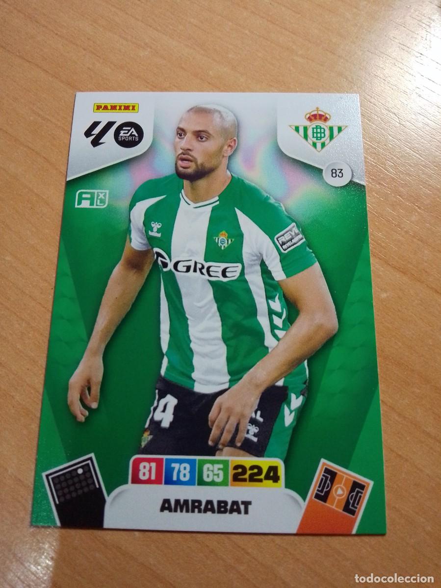 Cromos de f&uacute;tbol: 83 AMRABAT DEL BETIS 25 26 ADRENALYN XL 2025 2026