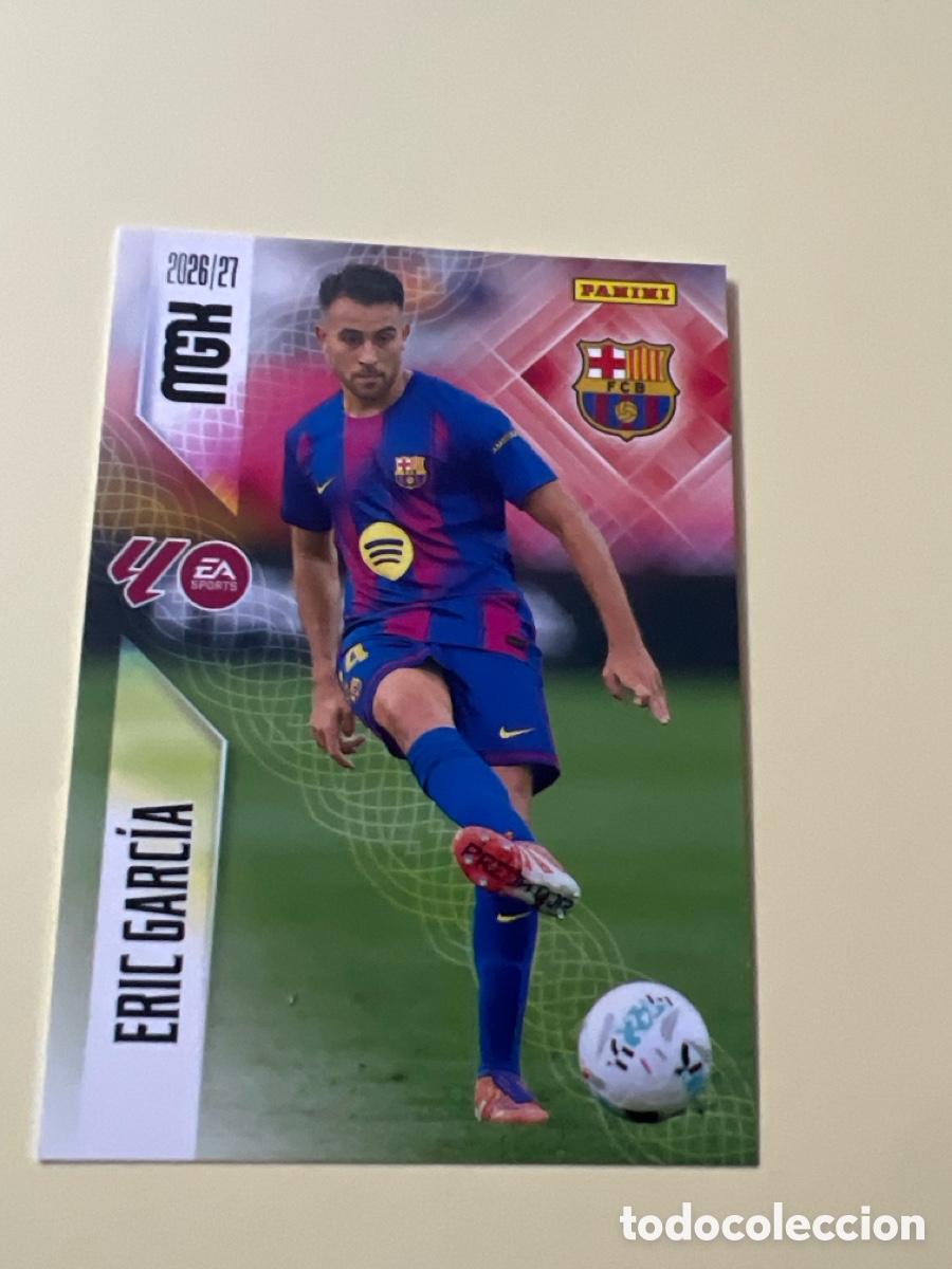 Cromos de f&uacute;tbol: C5545. 79 ERIC GARCIA FC BARCELONA FICHAS ALBUM MEGACRACKS 2026 2027 MGK 26 27