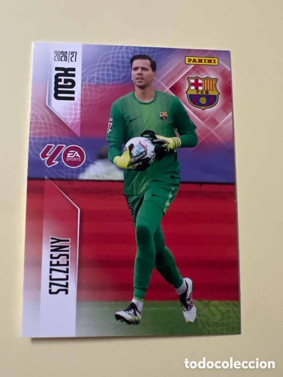 Cromos de f&uacute;tbol: C5546. 75 SZCZESNY FC BARCELONA FICHAS ALBUM MEGACRACKS 2026 2027 MGK 26 27