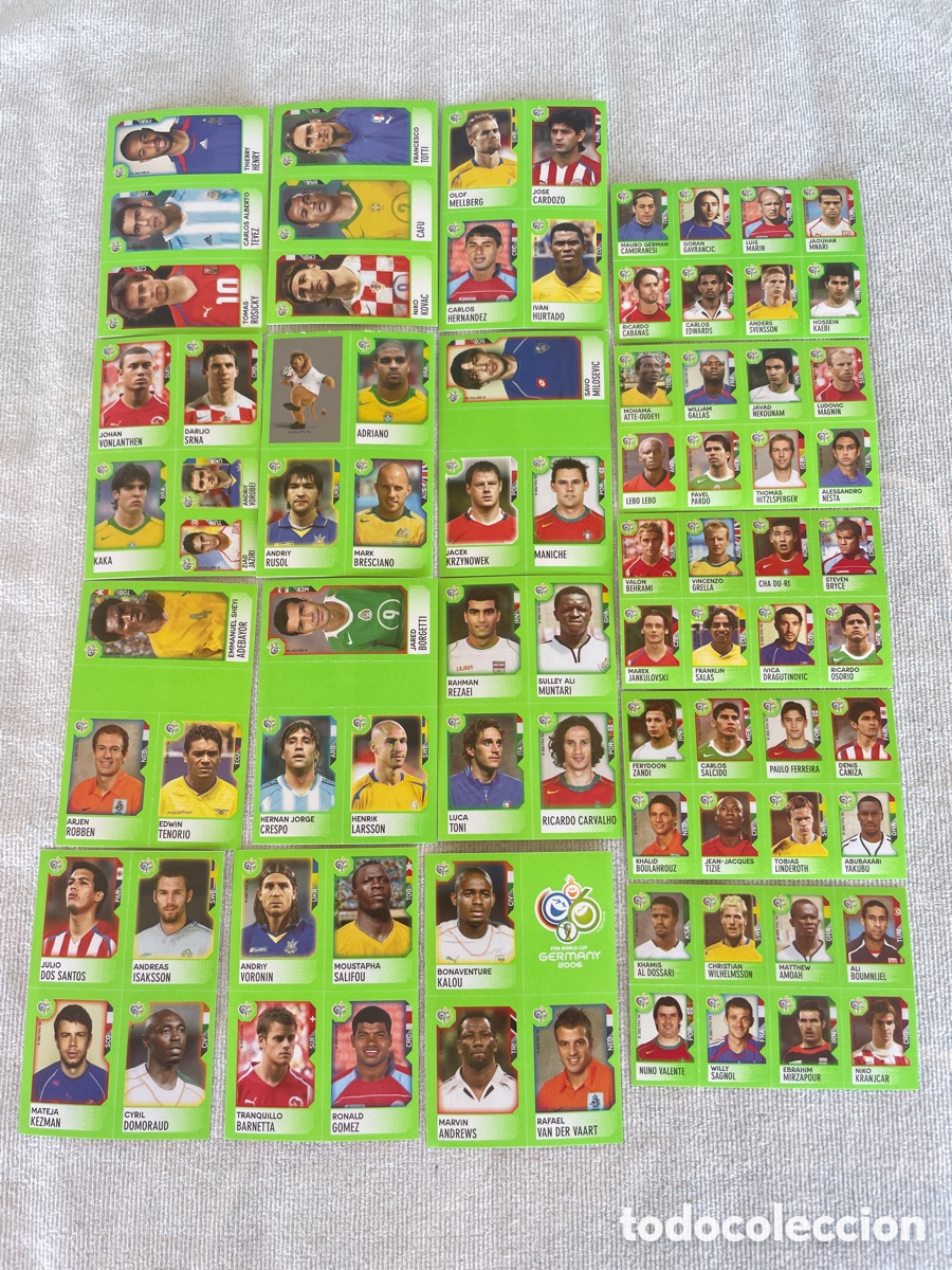 Cromos de f&uacute;tbol: FIFA world cup Germany 2006 candy chicles Cromos Panini