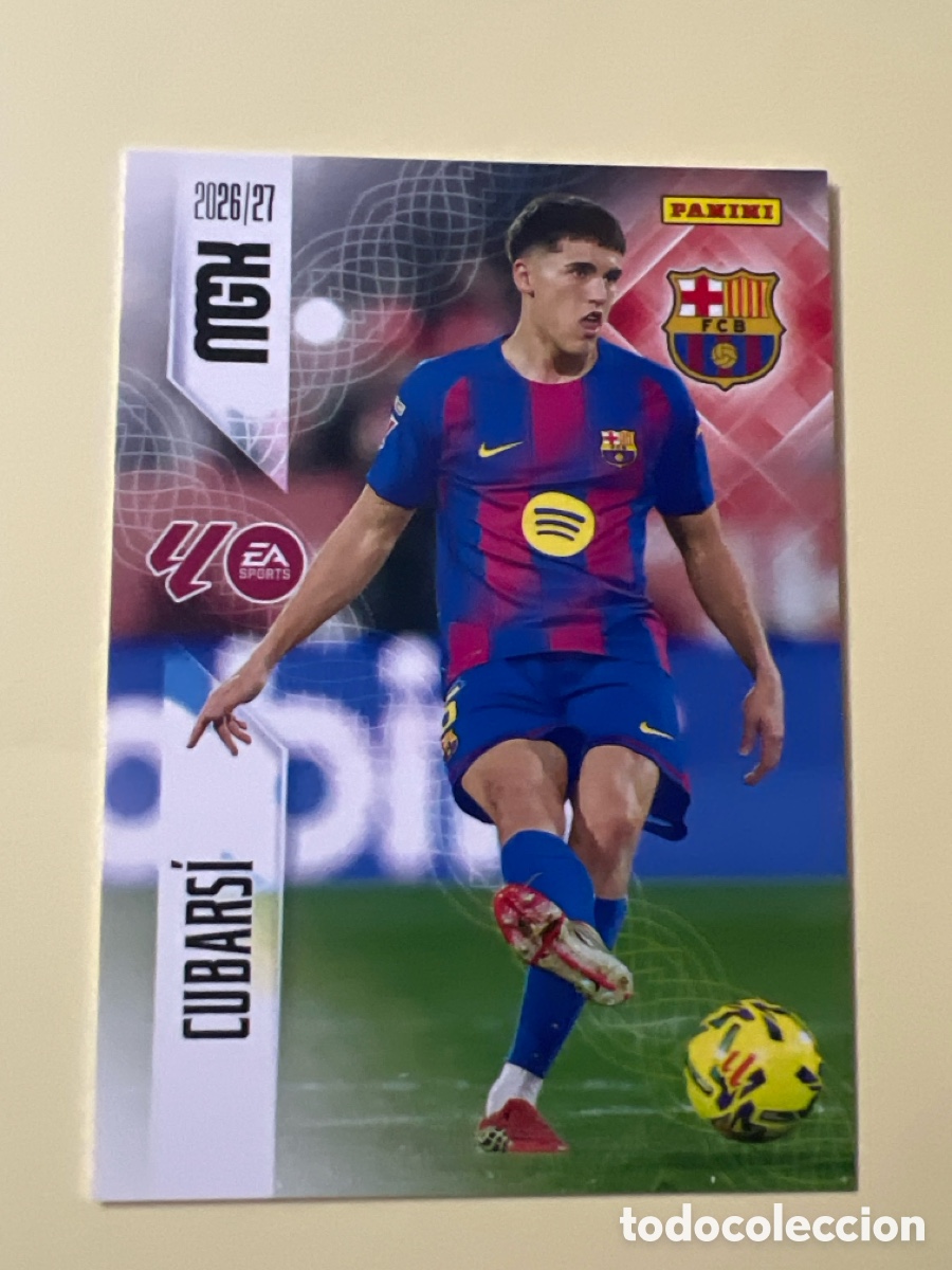 Cromos de f&uacute;tbol: C5546. 78 CUBARSI FC BARCELONA FICHAS ALBUM MEGACRACKS 2026 2027 MGK 26 27