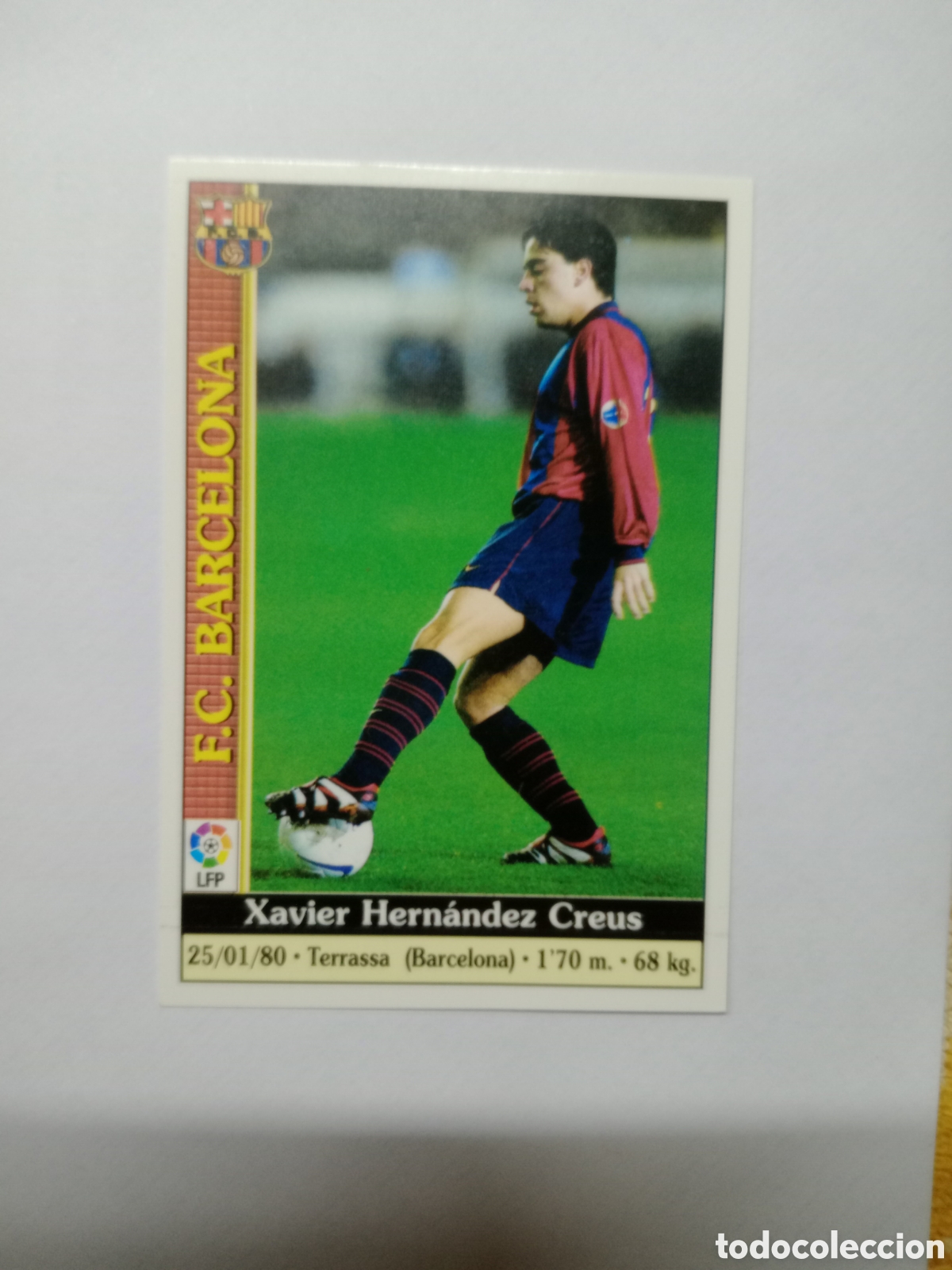 Cromos de f&uacute;tbol: 1998 1999 98 99 CROMO EN BUEN ESTADO MUNDICROMO BARCELONA XAVI N 18