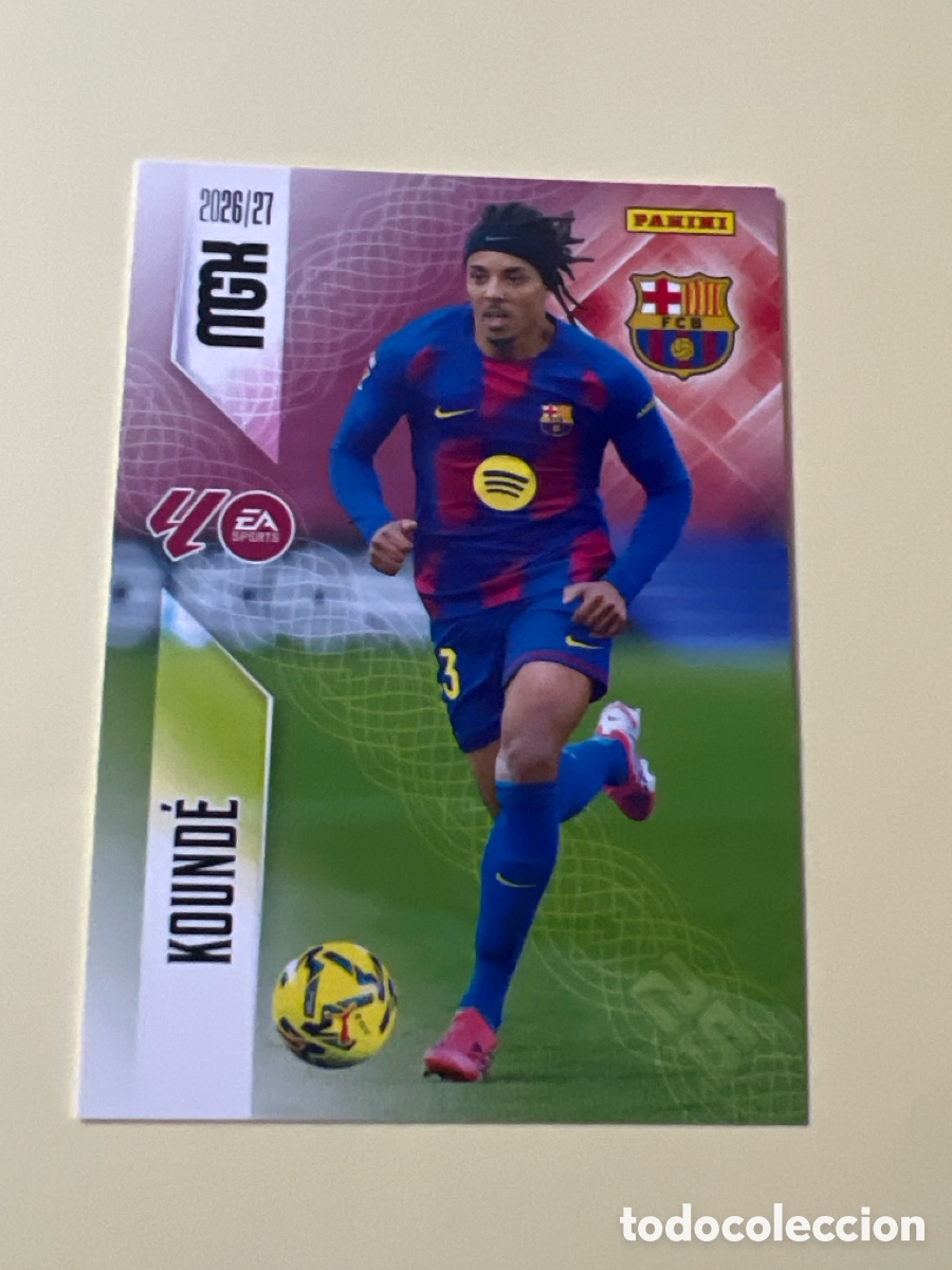 Cromos de f&uacute;tbol: C5547. CROMO - MGK 2026/27 - 76 KOUNDE - FC. BARCELONA