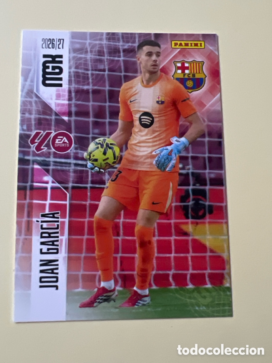Cromos de f&uacute;tbol: C5548. CROMO - MGK 2026/27 - 74 JOAN GARC&Iacute;A - FC- BARCELONA