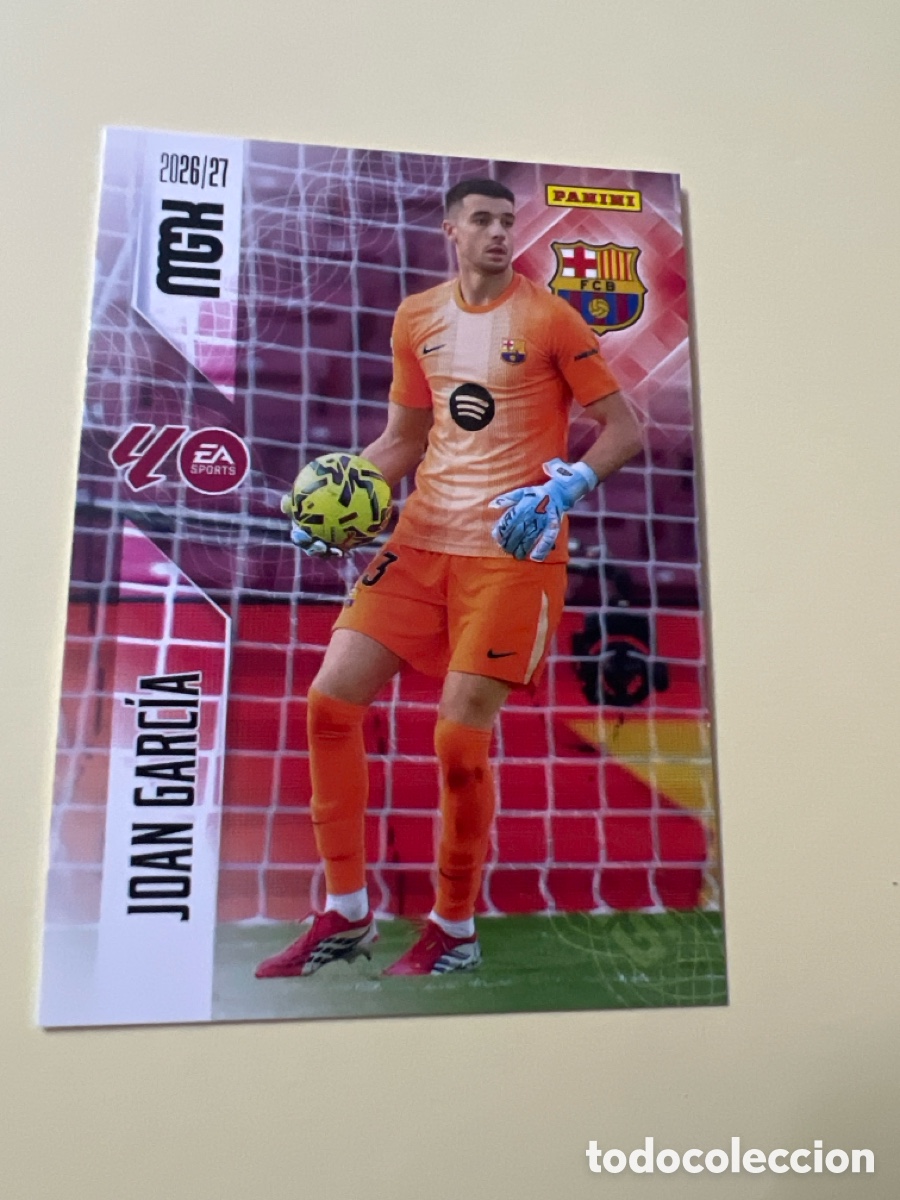 Cromos de f&uacute;tbol: C5549. CROMO - MGK 2026/27 - 74 JOAN GARC&Iacute;A - FC- BARCELONA