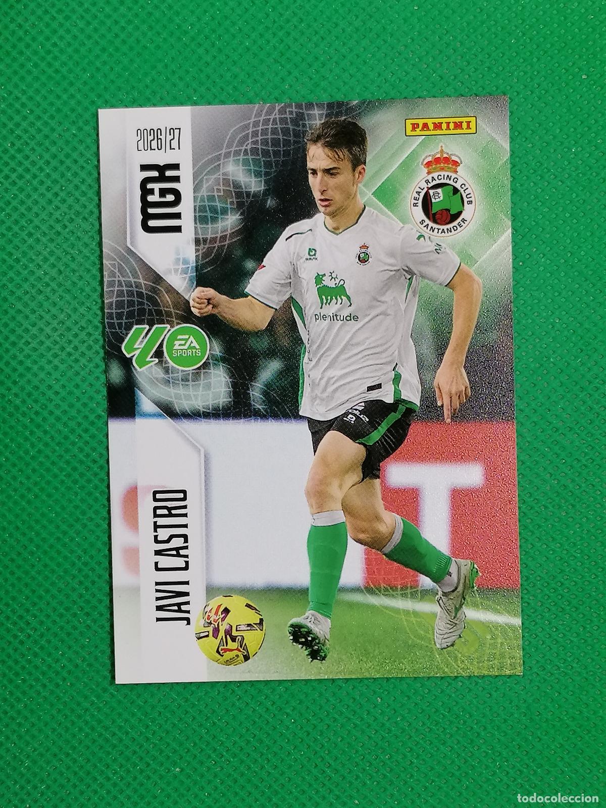Cartes &agrave; collectionner de Football: 277 JAVI CASTRO RACING DE SANTANDER ⚽ MEGACRACKS LIGA 2026 2027 26 27 ⚽