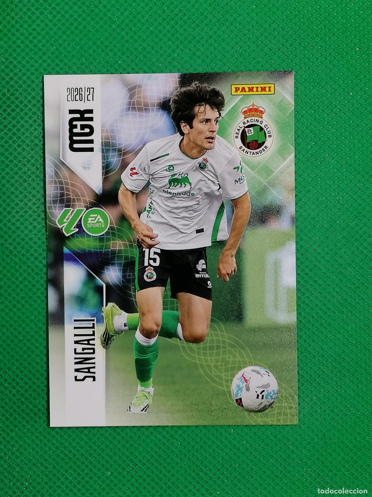 Cartes &agrave; collectionner de Football: 275 SANGALLI RACING DE SANTANDER ⚽ MEGACRACKS LIGA 2026 2027 26 27 ⚽
