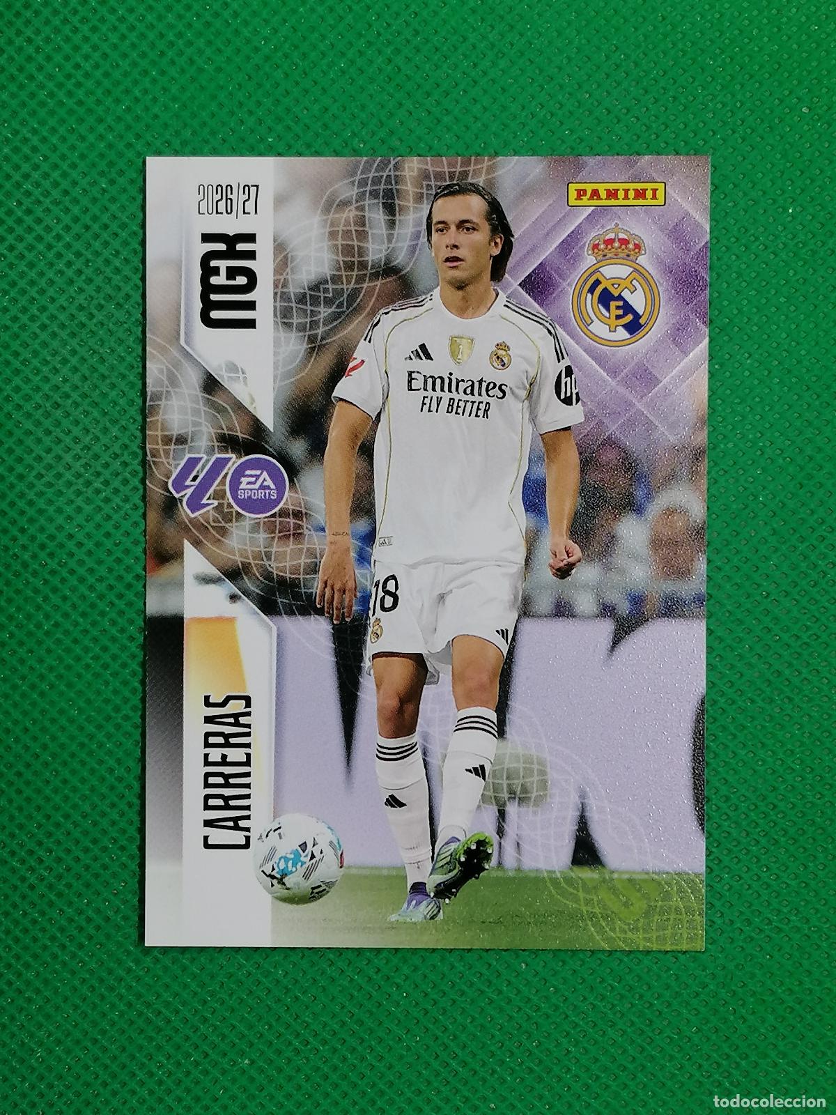 Cromos de f&uacute;tbol: 224 CARRERAS REAL MADRID ⚽ MEGACRACKS LIGA 2026 2027 26 27 ⚽