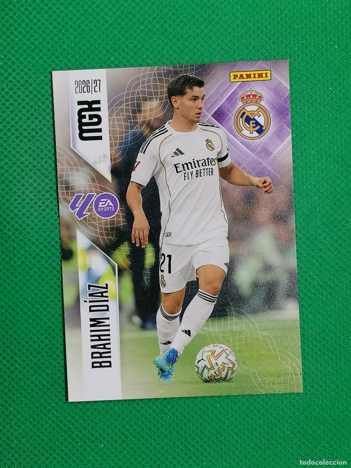Cromos de f&uacute;tbol: 230 BRAHIM DIAZ REAL MADRID ⚽ MEGACRACKS LIGA 2026 2027 26 27 ⚽