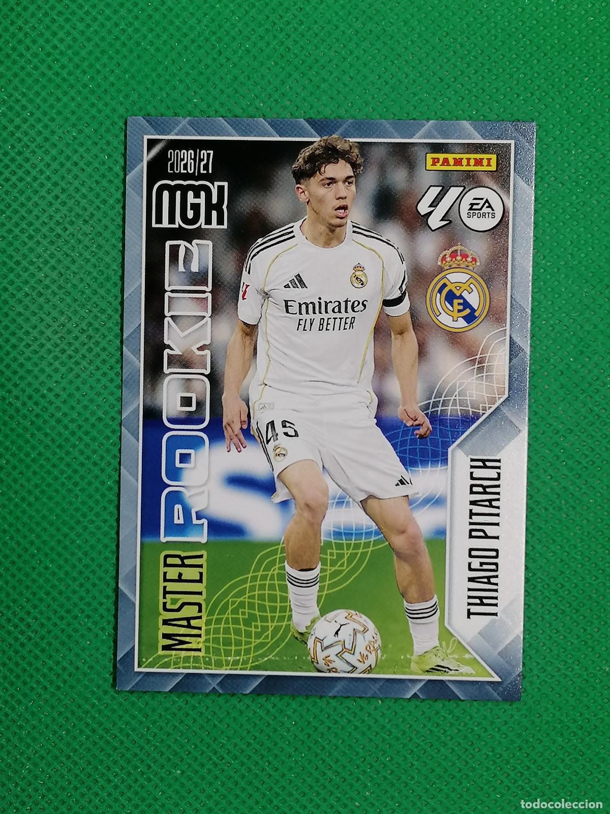 Cromos de f&uacute;tbol: 419 THIAGO PITARCH REAL MADRID MASTER ROOKIE ⚽ MEGACRACKS LIGA 2026 2027 26 27 ⚽
