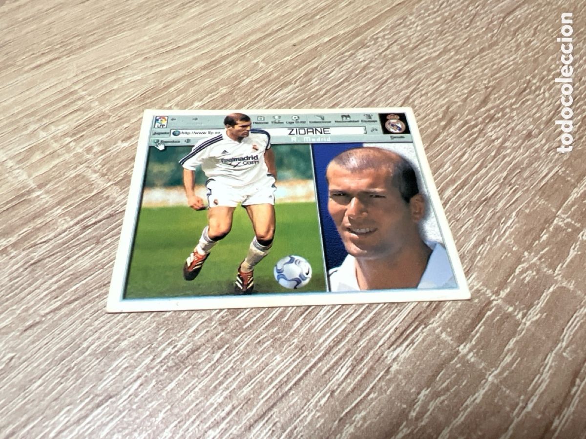 Cromos de Futebol: 2001 ZINEDINE ZIDANE REAL MADRID EDICIONES ESTE