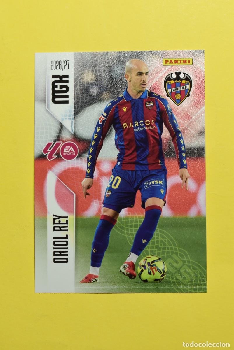 Cromos de f&uacute;tbol: Cromo La Liga. Megacracks. 2026 2027. 26 27. Oriol Rey. Levante. N. &ordm; 207. Panini