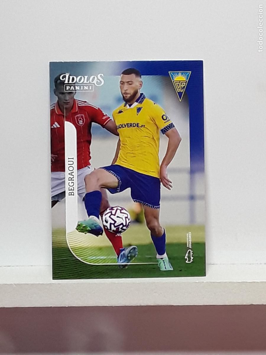 Cromos de f&uacute;tbol: PORTUGUES 2025 2026 IDOLOS 25 26 CROMO PANINI FUTEBOL N 99 ESTORIL YANIS REDHA BEGRAOUI