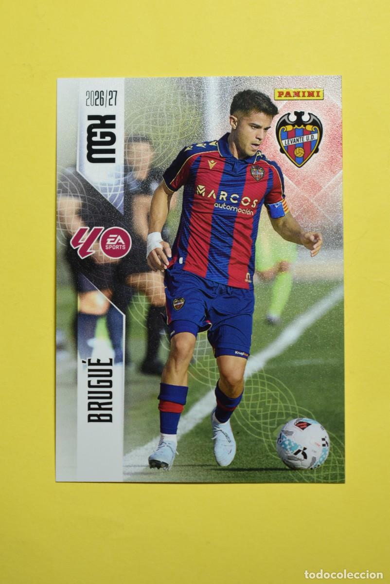 Figurine di Calcio: Cromo La Liga. Megacracks. 2026 2027. 26 27. Brugu&eacute;. Levante. N. &ordm; 213. Panini