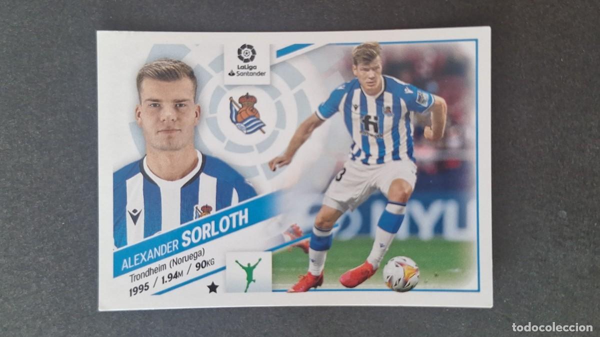 Cromos de f&uacute;tbol: L1 SORLOTH REAL SOCIEDAD COLOCA LIGA ESTE 2022 2023 22 23 NUNCA PEGADO SIN PEGAR