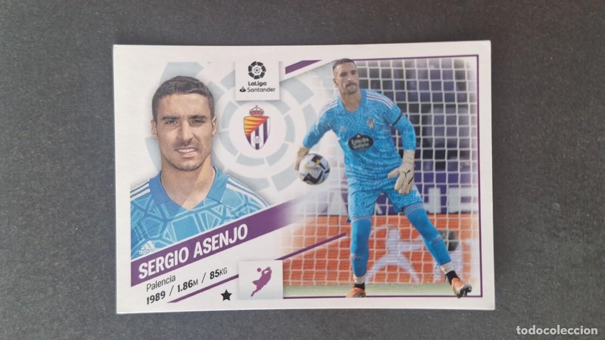 Cromos de f&uacute;tbol: L1 SERGIO ASENJO REAL VALLADOLID COLOCA LIGA ESTE 2022 2023 22 23 NUNCA PEGADO SIN PEGAR