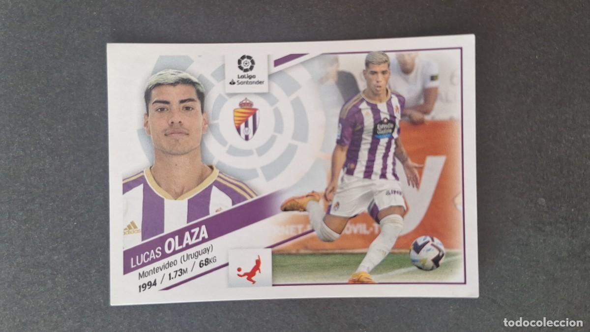 Cromos de f&uacute;tbol: L1 OLAZA REAL VALLADOLID COLOCA LIGA ESTE 2022 2023 22 23 NUNCA PEGADO SIN PEGAR