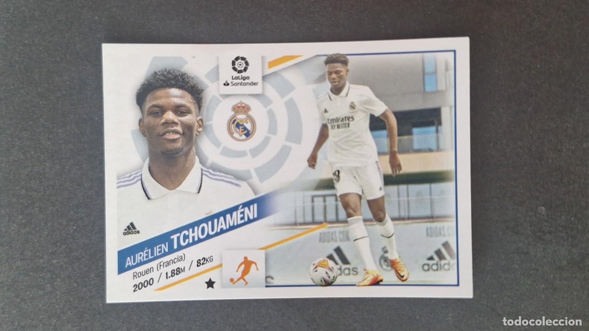 Football Stickers: L1 TCHOUAMENI REAL MADRID FICHAJE 1 LIGA ESTE 2022 2023 22 23 NUNCA PEGADO SIN PEGAR