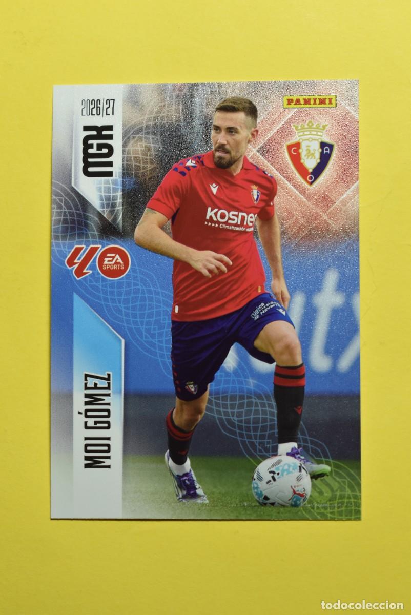 Cromos de f&uacute;tbol: Cromo La Liga. Megacracks. 2026 2027. 26 27. Moi G&oacute;mez. Osasuna. N. &ordm; 264. Panini