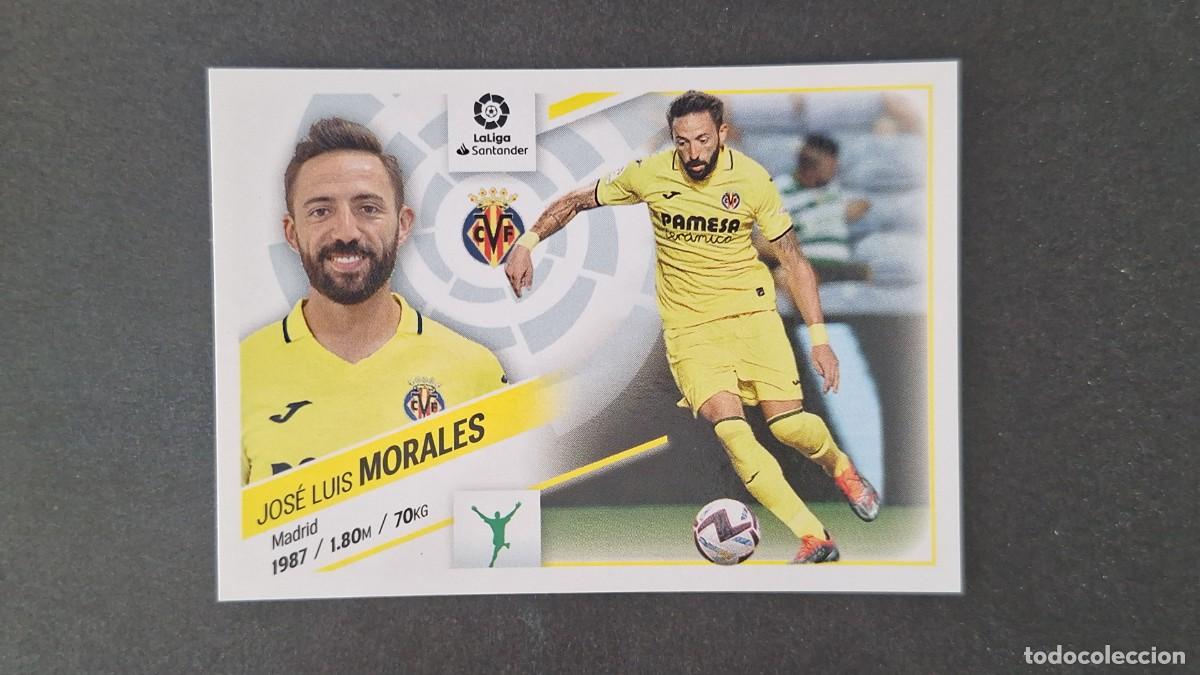 Cromos de f&uacute;tbol: L1 MORALES VILLARREAL C. F. FICHAJE 4 LIGA ESTE 2022 2023 22 23 NUNCA PEGADO SIN PEGAR