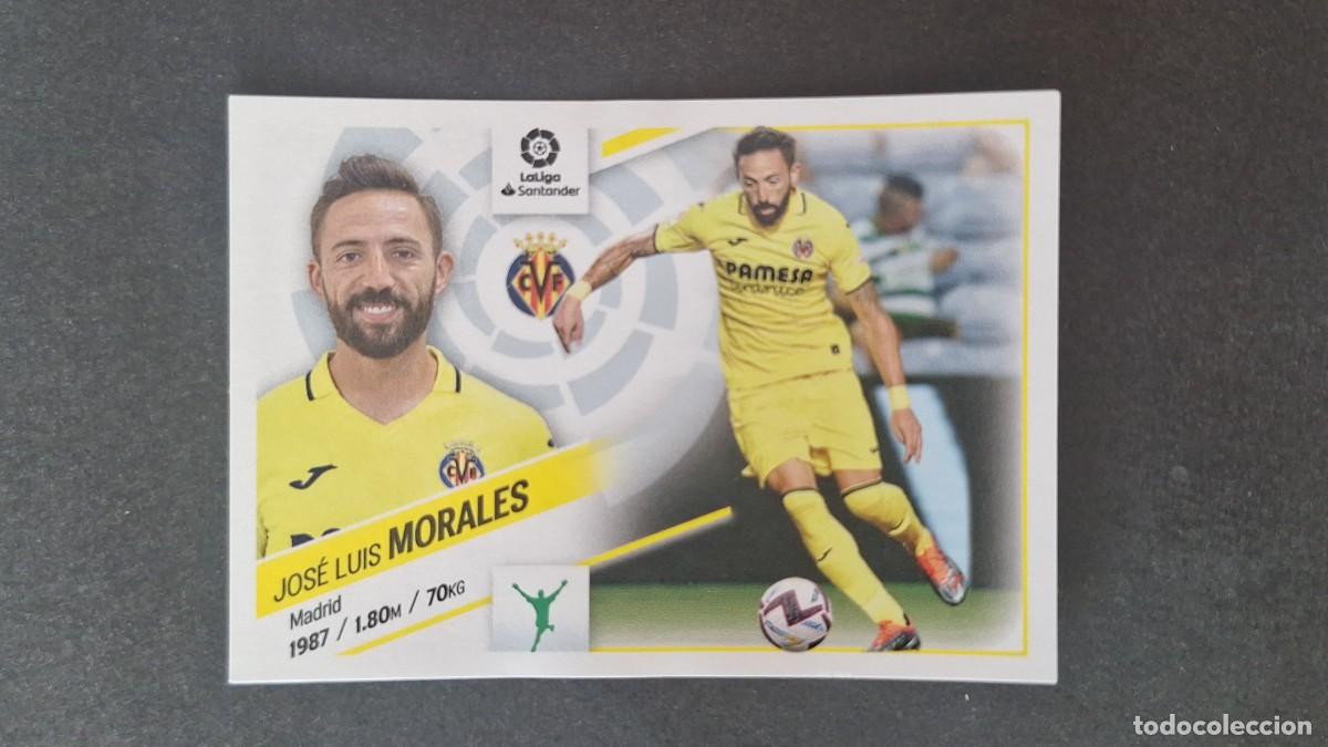 Cromos de f&uacute;tbol: L1 MORALES VILLARREAL C. F. FICHAJE 4 LIGA ESTE 2022 2023 22 23 NUNCA PEGADO SIN PEGAR