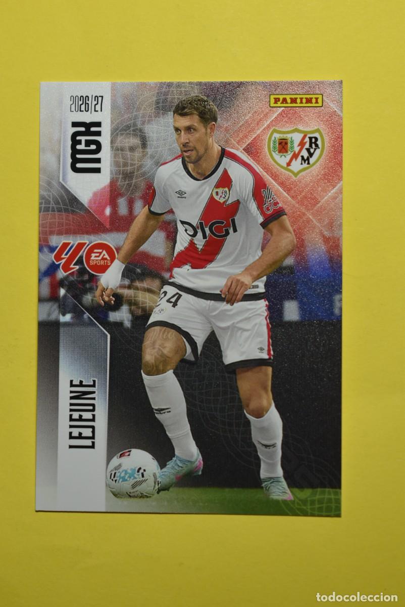 Cromos de f&uacute;tbol: Cromo La Liga. Megacracks. 2026 2027. 26 27. Lejeune. Rayo Vallecano. N. &ordm; 294. Panini