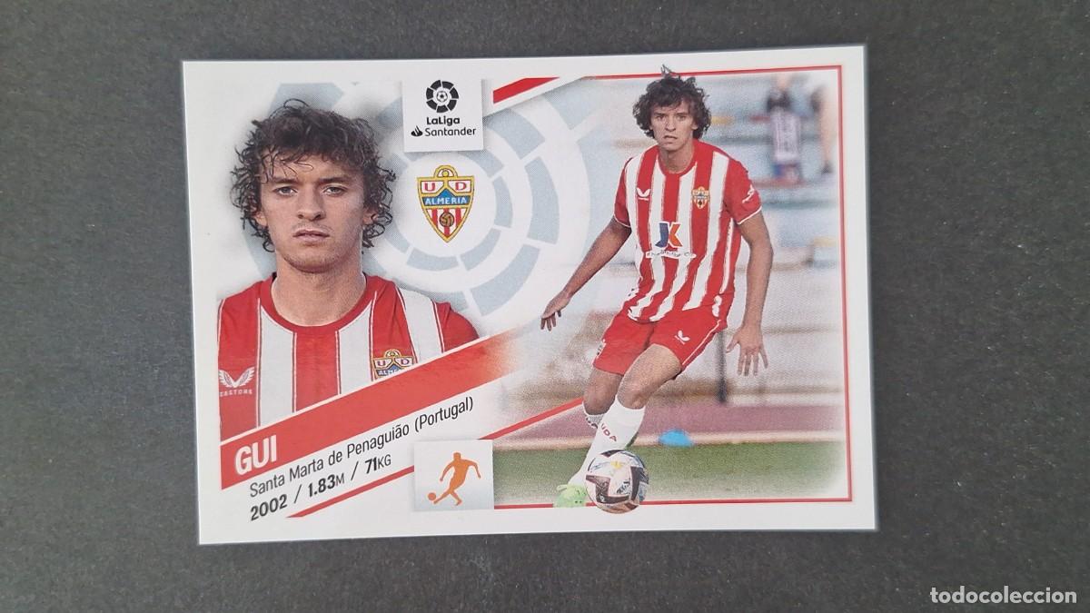 Cromos de f&uacute;tbol: L1 GUI U. D. ALMERIA FICHAJE 5 LIGA ESTE 2022 2023 22 23 NUNCA PEGADO SIN PEGAR