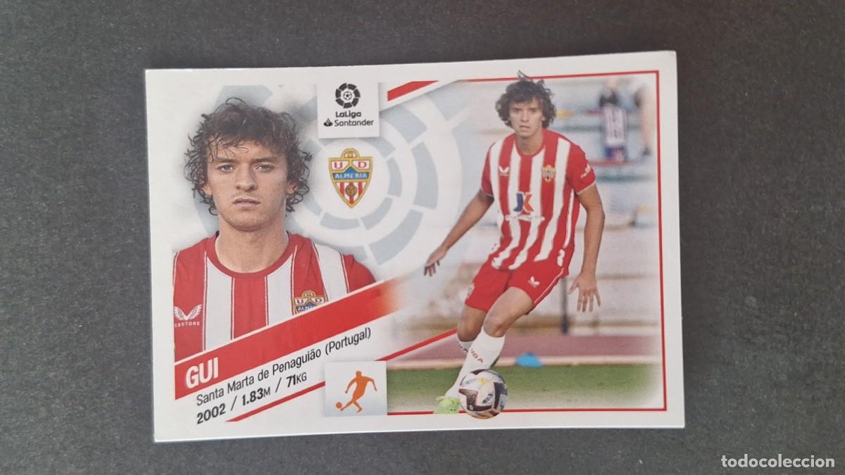 Cromos de f&uacute;tbol: L1 GUI U. D. ALMERIA FICHAJE 5 LIGA ESTE 2022 2023 22 23 NUNCA PEGADO SIN PEGAR