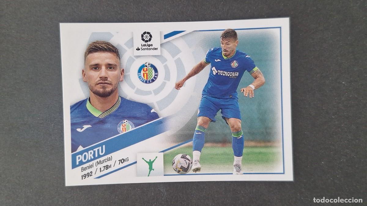 Cromos de f&uacute;tbol: L1 PORTU GETAFE C. F. FICHAJE 6 LIGA ESTE 2022 2023 22 23 NUNCA PEGADO SIN PEGAR