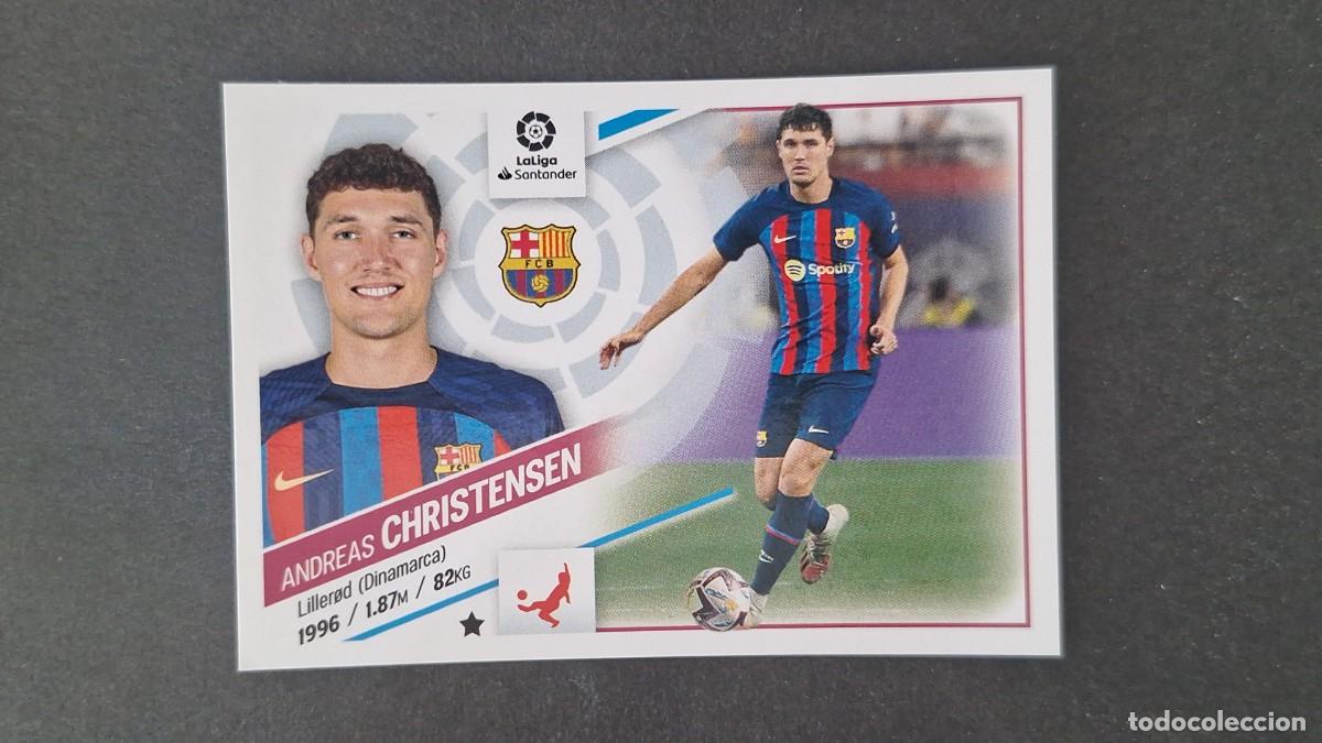 Cromos de f&uacute;tbol: L1 CHRISTENSEN F. C. BARCELONA FICHAJE 9 LIGA ESTE 2022 2023 22 23 NUNCA PEGADO SIN PEGAR