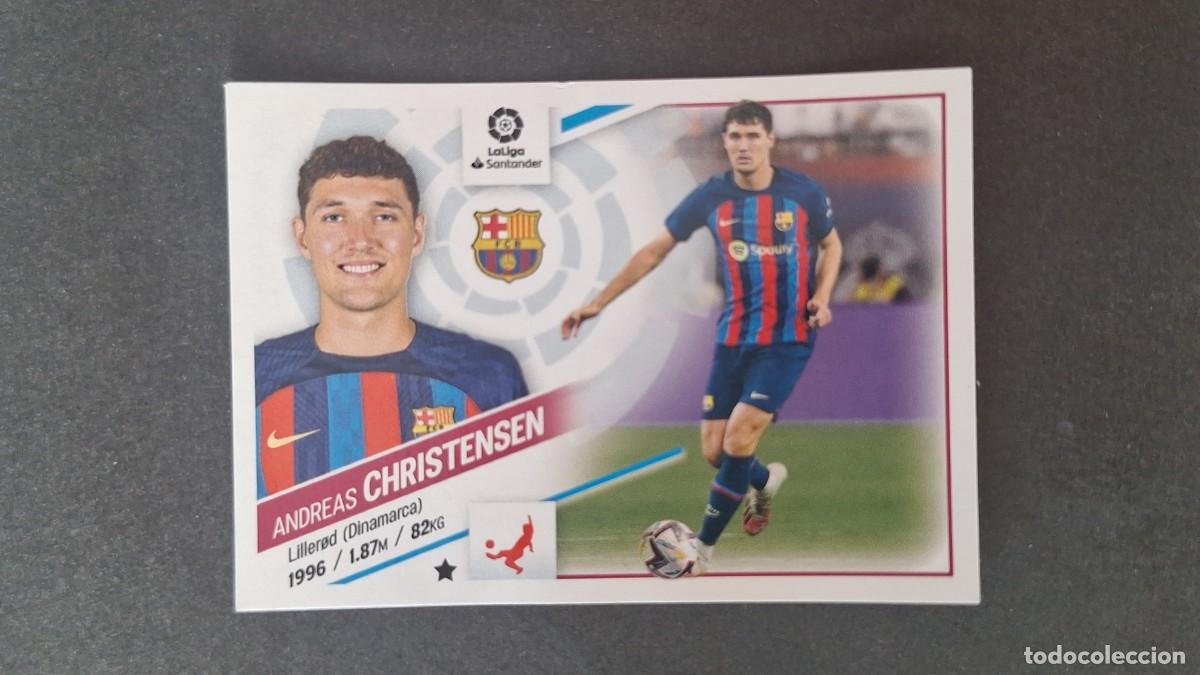Cromos de f&uacute;tbol: L1 CHRISTENSEN F. C. BARCELONA FICHAJE 9 LIGA ESTE 2022 2023 22 23 NUNCA PEGADO SIN PEGAR