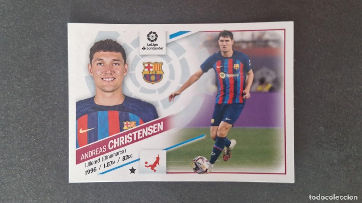 Cromos de f&uacute;tbol: L1 CHRISTENSEN F. C. BARCELONA FICHAJE 9 LIGA ESTE 2022 2023 22 23 NUNCA PEGADO SIN PEGAR