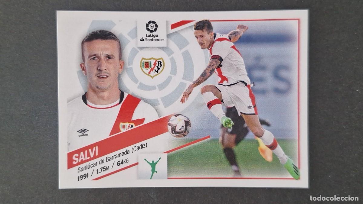 Cromos de f&uacute;tbol: L1 SALVI RAYO VALLECANO FICHAJE 11 LIGA ESTE 2022 2023 22 23 NUNCA PEGADO SIN PEGAR