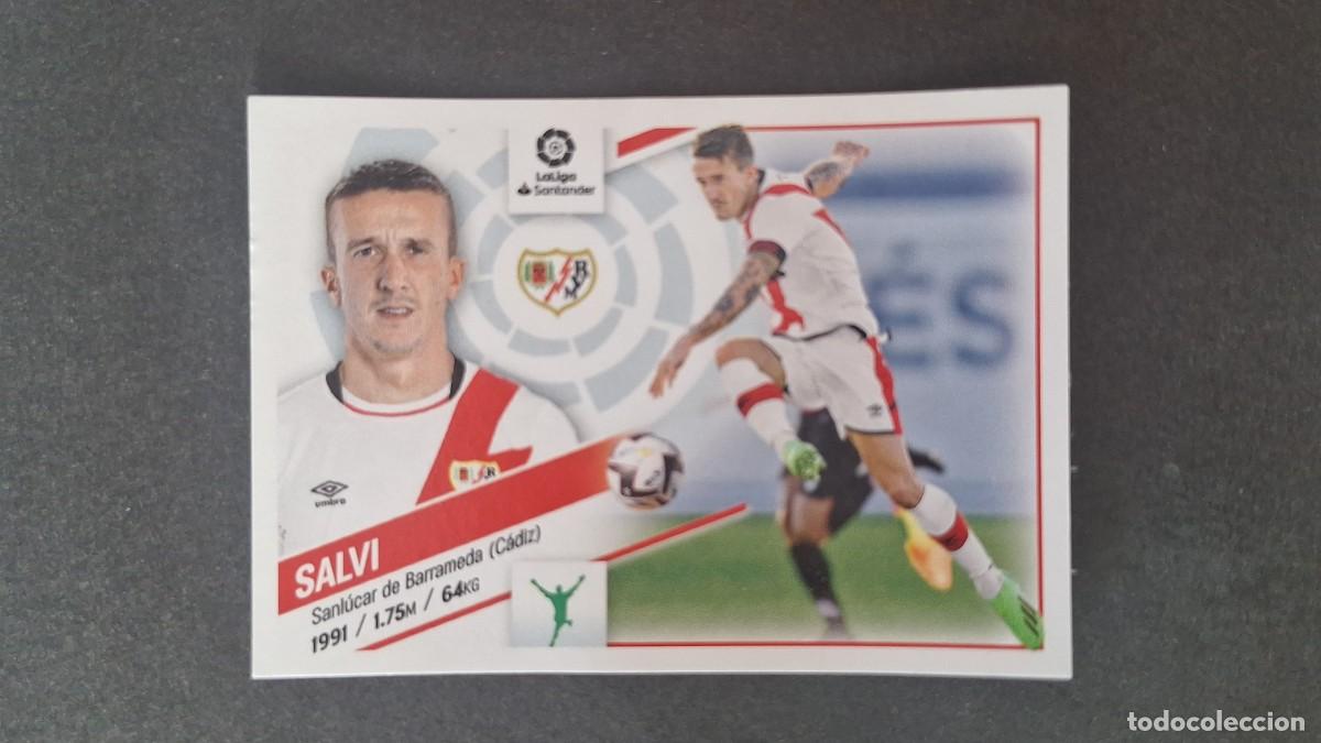 Cromos de f&uacute;tbol: L1 SALVI RAYO VALLECANO FICHAJE 11 LIGA ESTE 2022 2023 22 23 NUNCA PEGADO SIN PEGAR