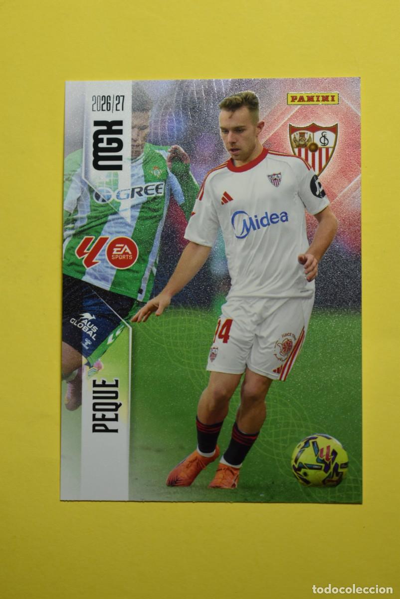 Cromos de f&uacute;tbol: Cromo La Liga. Megacracks. 2026 2027. 26 27. Peque. Sevilla. N. &ordm; 339. Panini