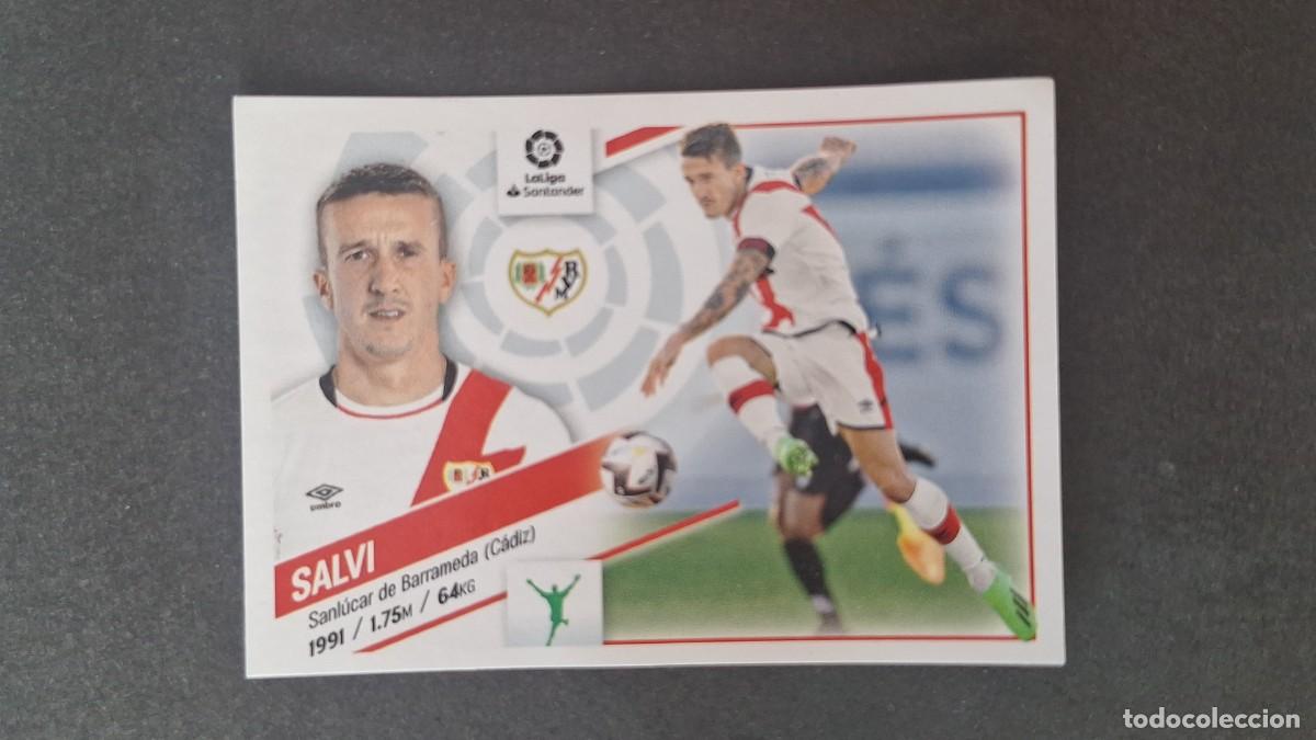 Cromos de f&uacute;tbol: L1 SALVI RAYO VALLECANO FICHAJE 11 LIGA ESTE 2022 2023 22 23 NUNCA PEGADO SIN PEGAR