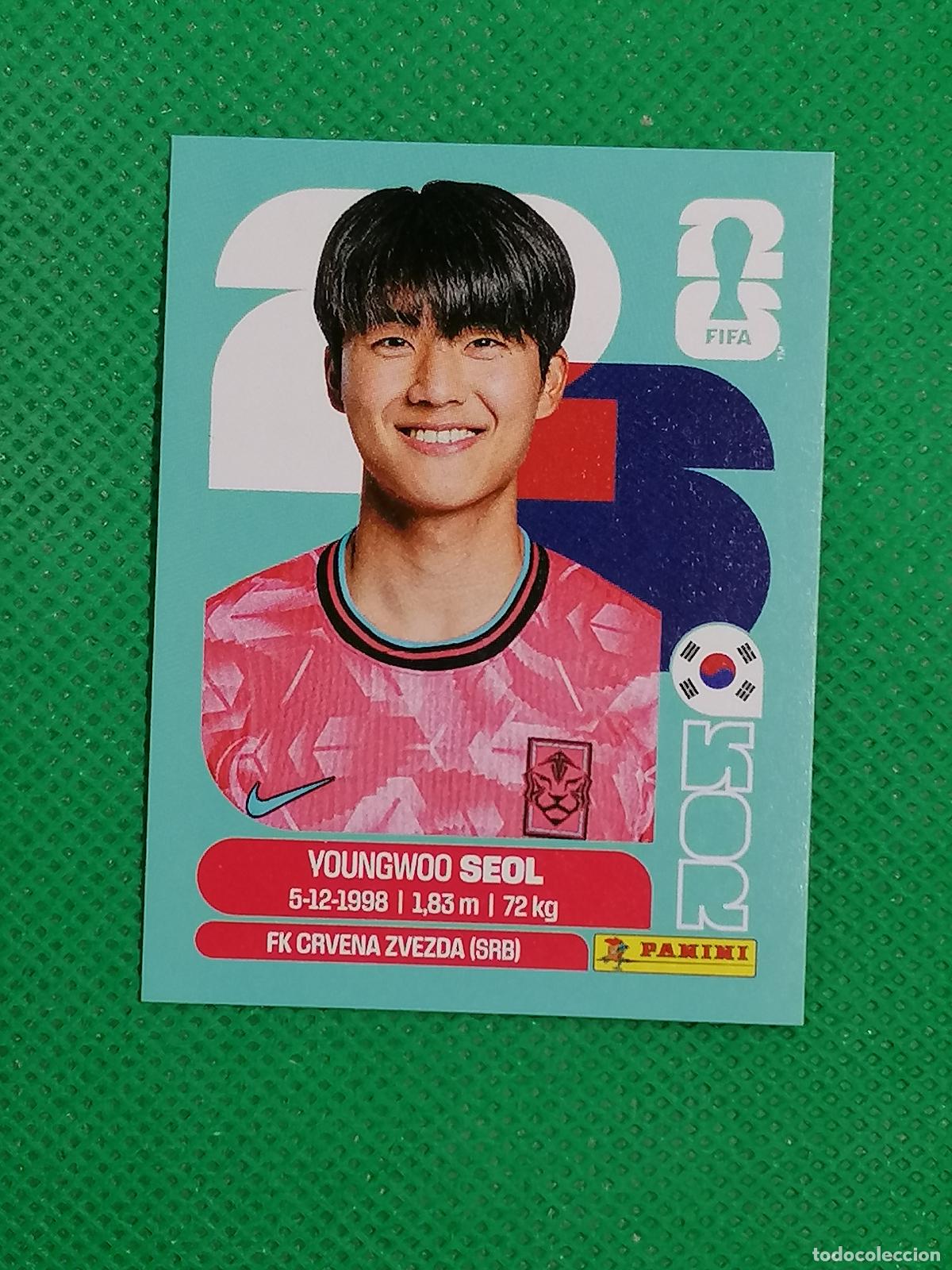 Cartes &agrave; collectionner de Football: KOR 6 KOR6 YOUNGWOO SEOL KOREA ⚽ PANINI FIFA MUNDIAL WORLD CUP 26 2026 STICKER ⚽