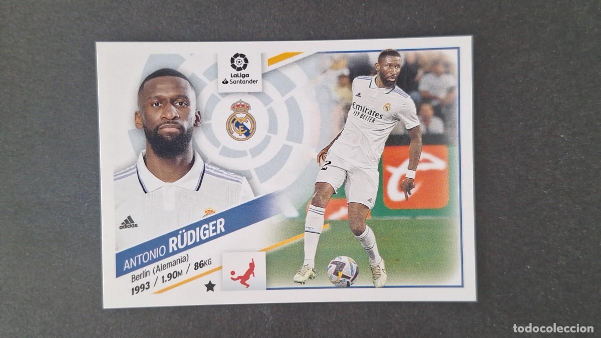 Cartes &agrave; collectionner de Football: L1 R&Uuml;DIGER REAL MADRID FICHAJE 14 LIGA ESTE 2022 2023 22 23 NUNCA PEGADO SIN PEGAR