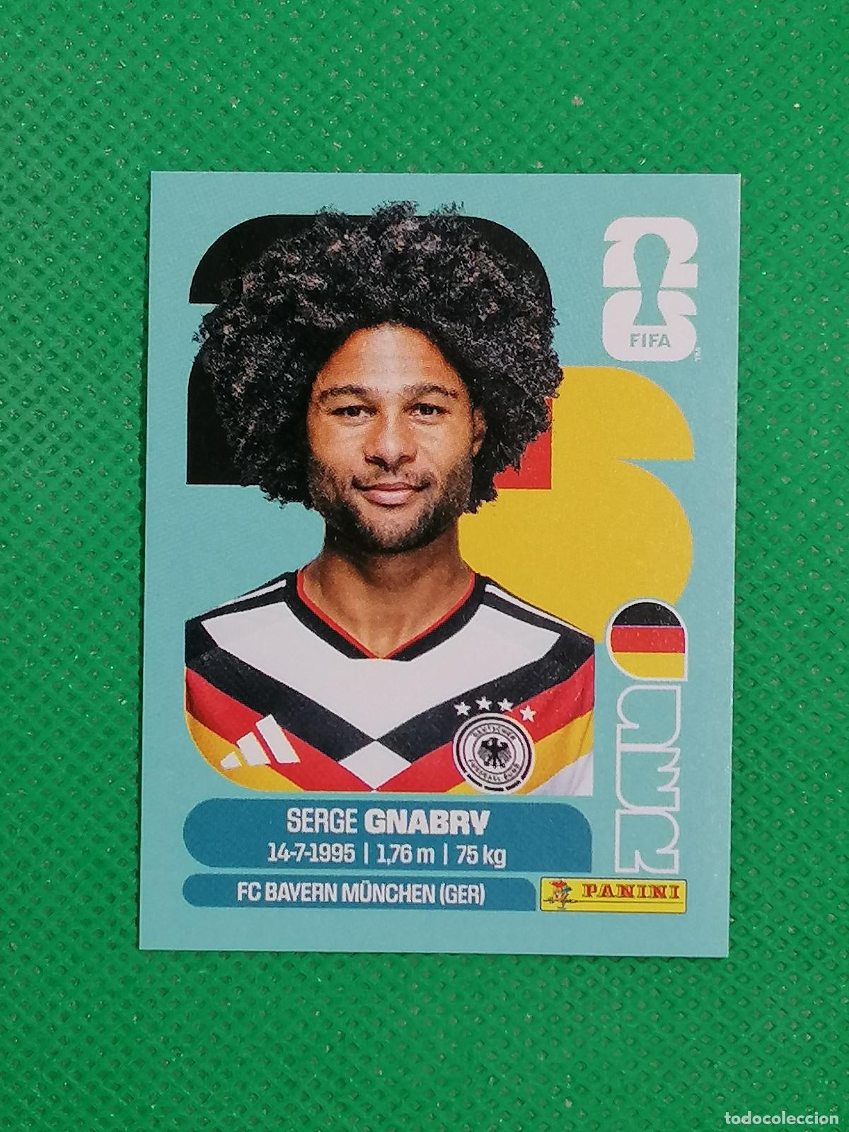 Cartes &agrave; collectionner de Football: GER 16 GER16 SERGE GNABRY ALEMANIA ⚽ PANINI FIFA MUNDIAL WORLD CUP 26 2026 STICKER ⚽