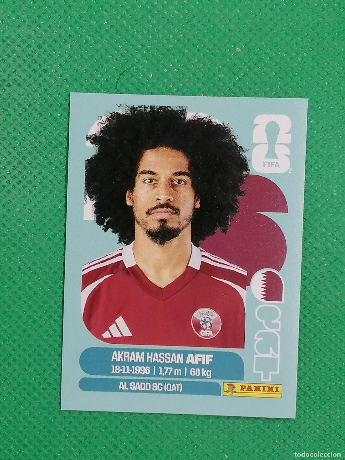 Fu&szlig;ball-Sticker: QAT 18 QAT18 AKRAM HASSAN AFIF QATAR ⚽ PANINI FIFA MUNDIAL WORLD CUP 26 2026 STICKER ⚽