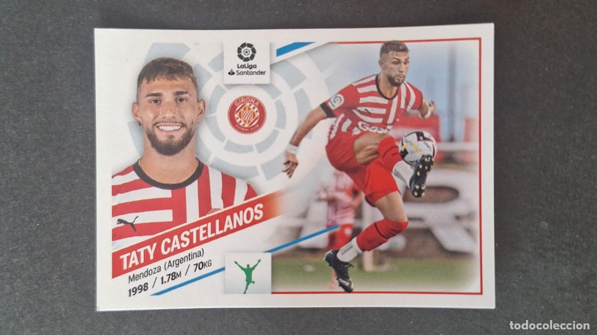 Fu&szlig;ball-Sticker: L1 TATY CASTELLANOS GIRONA F. C. FICHAJE 15 LIGA ESTE 2022 2023 22 23 NUNCA PEGADO SIN PEGAR