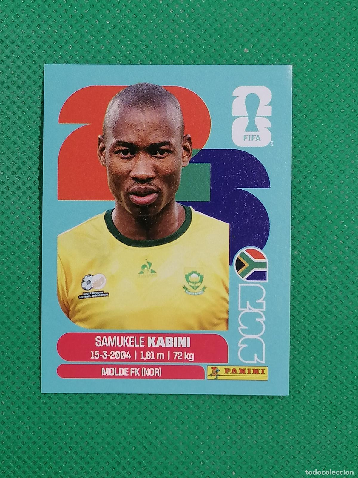 Fu&szlig;ball-Sticker: RSA 5 RSA5 SAMUKELE KABINI SUDAFRICA ⚽ PANINI FIFA MUNDIAL WORLD CUP 26 2026 STICKER ⚽