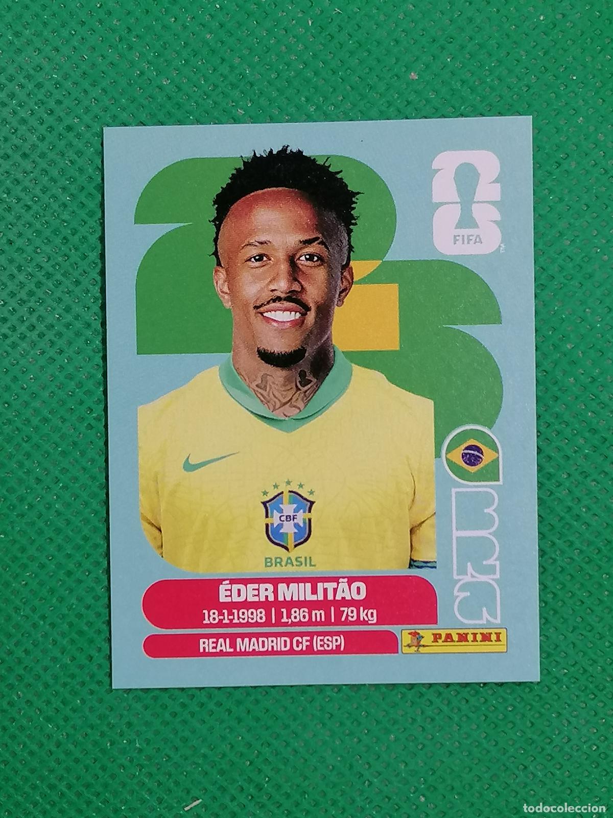 Fu&szlig;ball-Sticker: BRA 5 BRA5 EDER MILITAO BRASIL ⚽ PANINI FIFA MUNDIAL WORLD CUP 26 2026 STICKER ⚽