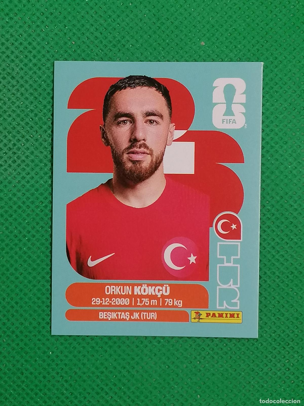Fu&szlig;ball-Sticker: TUR 12 TUR12 ORKUN KOKCU TURQUIA ⚽ PANINI FIFA MUNDIAL WORLD CUP 26 2026 STICKER ⚽